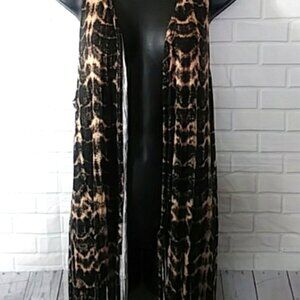Eye candy size 2X Women's Cardigan Baddie Animal Print Y2K
